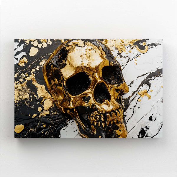 Gold Wild Skull Art | MusaArtGallery™