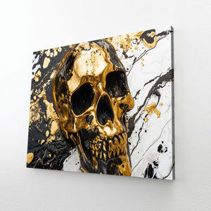 Gold Wild Skull Art | MusaArtGallery™