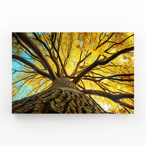 Golden Ascension Tree Art | MusaArtGallery™