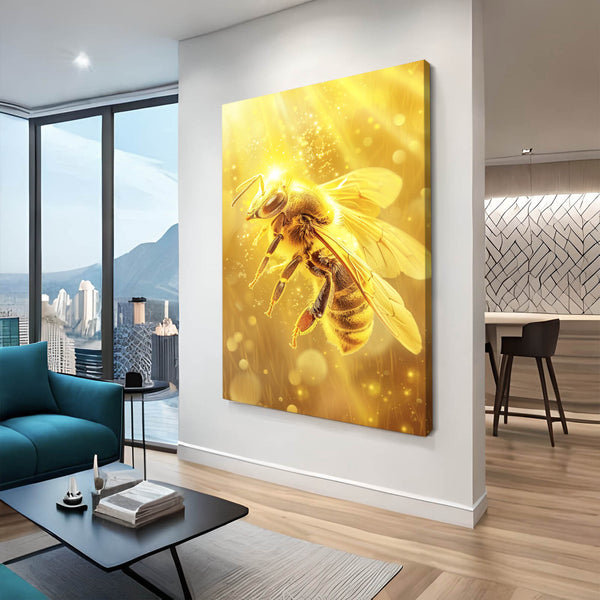 Golden Aura Bee Art | MusaArtGallery™