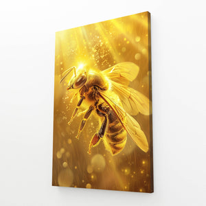 Golden Aura Bee Art | MusaArtGallery™