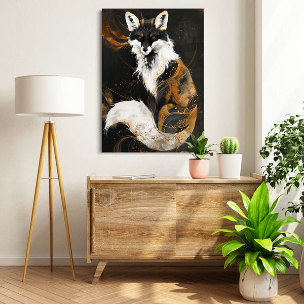 Golden Aura Fox Art | MusaArtGallery™