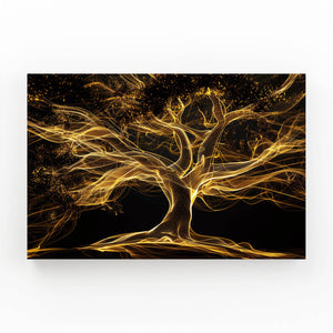 Golden Aura Tree Art | MusaArtGallery™