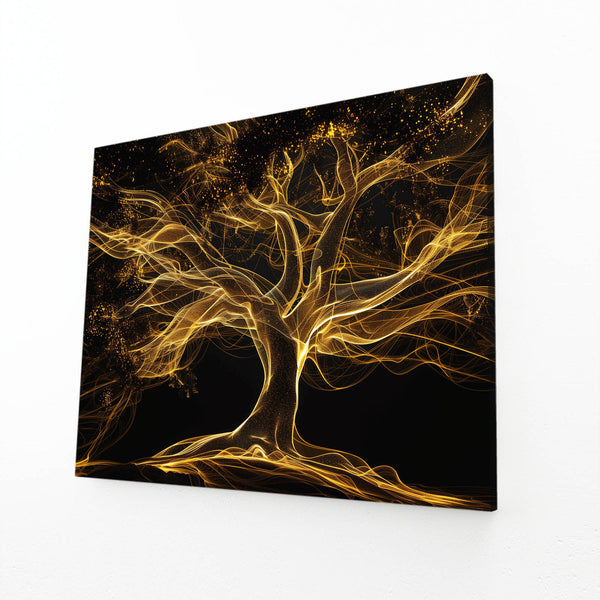 Golden Aura Tree Art | MusaArtGallery™