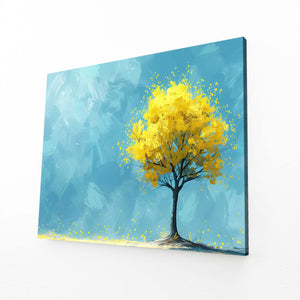 Golden Bloom Tree Art | MusaArtGallery™