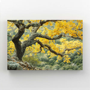 Golden Branches Tree Art | MusaArtGallery™