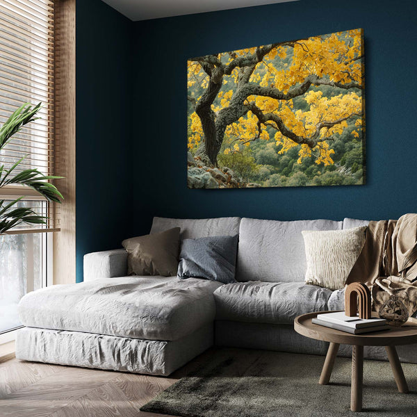 Golden Branches Tree Art | MusaArtGallery™