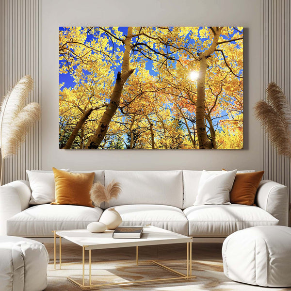 Golden Canopy Tree Art | MusaArtGallery™