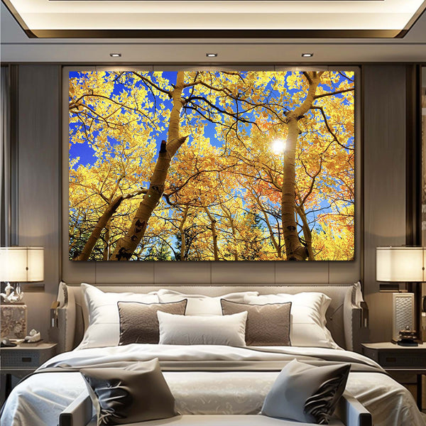 Golden Canopy Tree Art | MusaArtGallery™