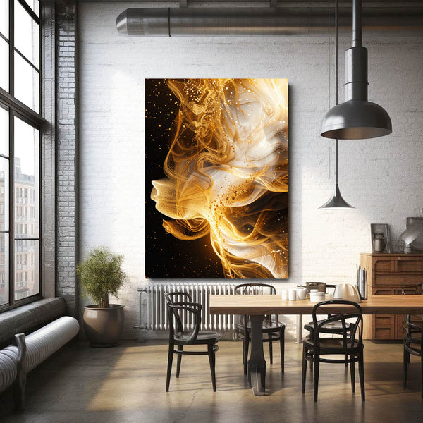 Golden Dream Abstract Art | MusaArtGallery™