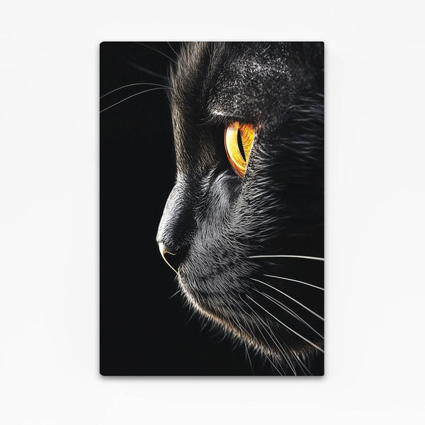 Golden Eye Cat Art