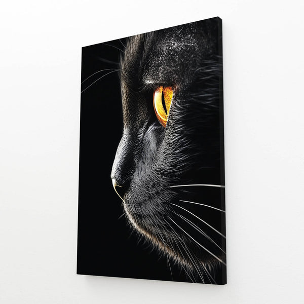 Golden Eye Cat Art