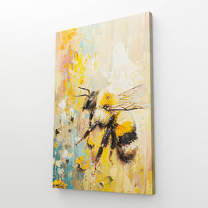 Golden Flight Bee Art | MusaArtGallery™