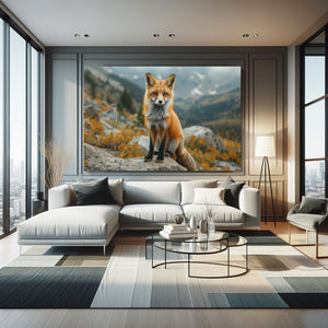 Golden Forest Fox Art | MusaArtGallery™