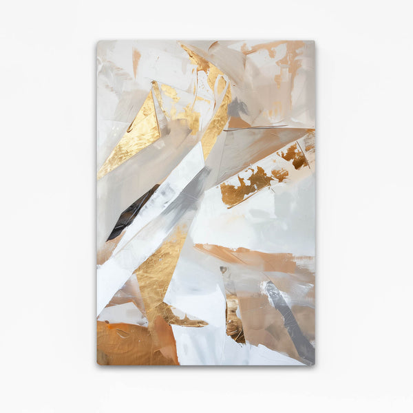 Golden Fragments Abstract Art | MusaArtGallery™