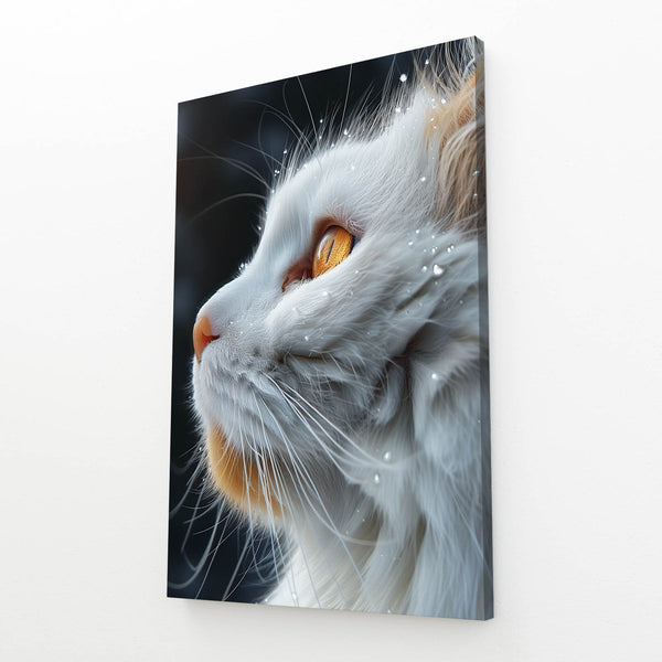 Golden Gaze Cat Art | MusaArtGallery™