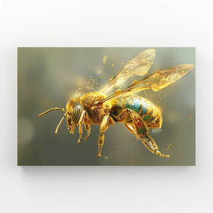 Golden Gleam Bee Art | MusaArtGallery™