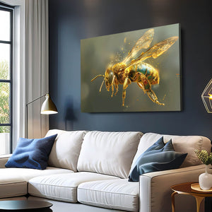 Golden Gleam Bee Art | MusaArtGallery™