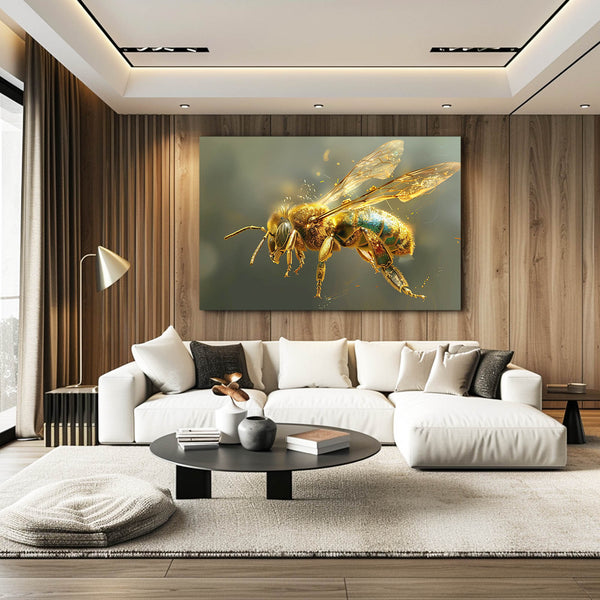 Golden Gleam Bee Art | MusaArtGallery™