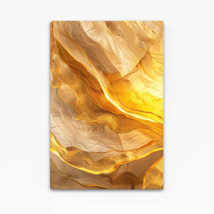 Golden Glow Abstract Art | MusaArtGallery™