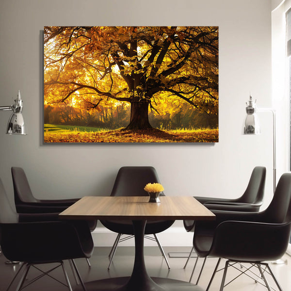 Golden Glow Tree Art | MusaArtGallery™