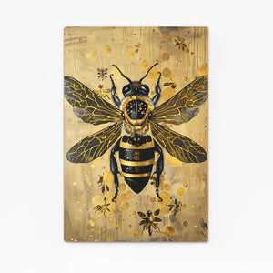 Golden Harmony Bee Art | MusaArtGallery™