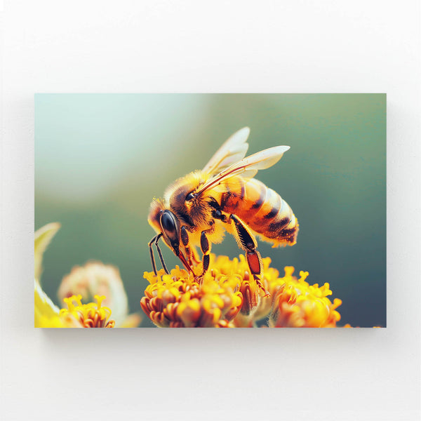 Golden Harvest Bee Art | MusaArtGallery™