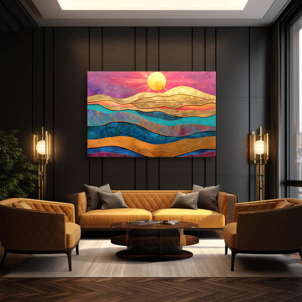  Golden Horizon Mexican Wall Art | MusaArtGallery™