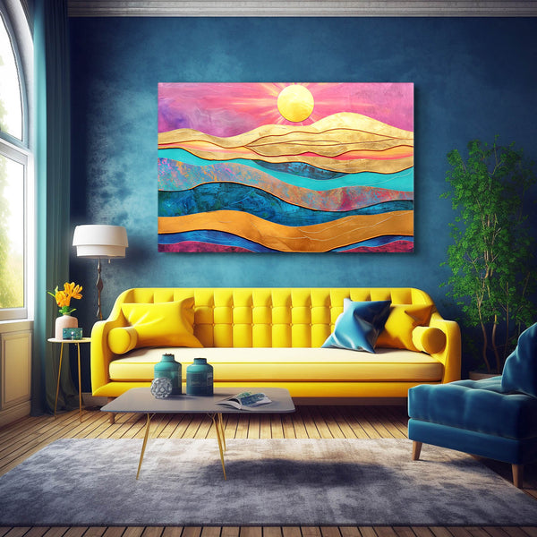  Golden Horizon Mexican Wall Art | MusaArtGallery™