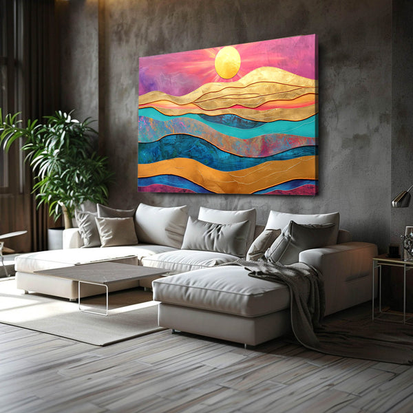  Golden Horizon Mexican Wall Art | MusaArtGallery™