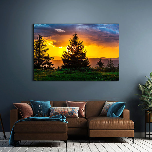 Golden Horizon Tree Art | MusaArtGallery™