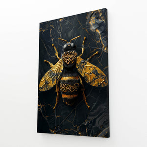 Golden Majesty Bee Art | MusaArtGallery™