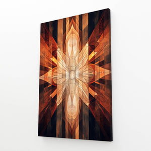 Golden Mandala Abstract Art | MusaArtGallery™