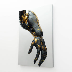 Golden Mech Cyberpunk Art | MusaArtGallery™