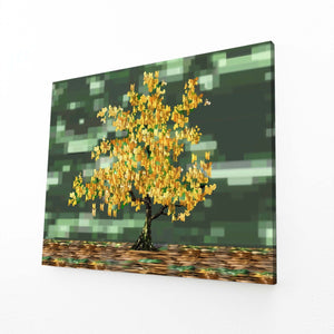 Golden Mosaic Tree Art | MusaArtGallery™