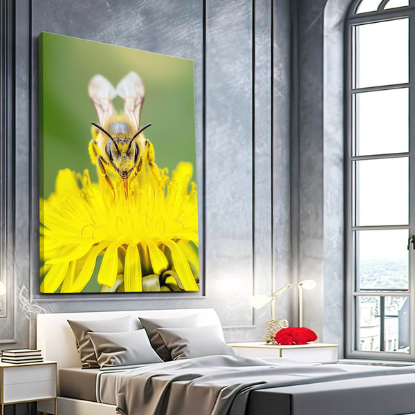 Golden Nectar Bee Art | MusaArtGallery™