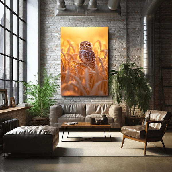 Golden Owl Wall Art