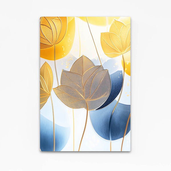 Golden Petal Harmony Flower Art | MusaArtGallery™