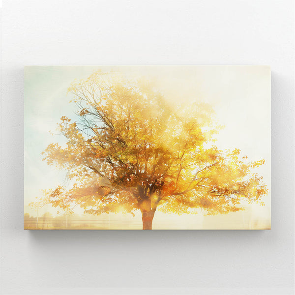 Golden Radiance Tree Art | MusaArtGallery™