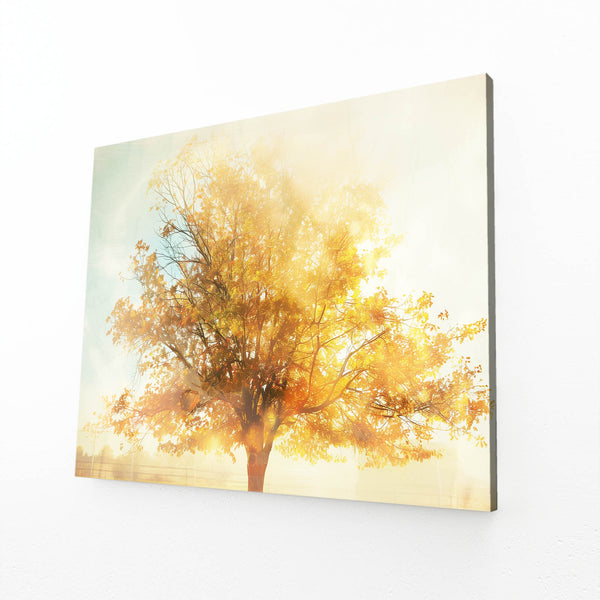 Golden Radiance Tree Art | MusaArtGallery™