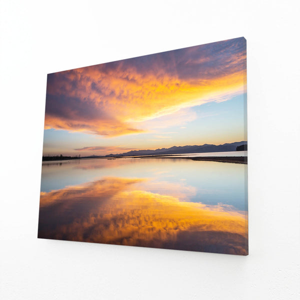 Golden Reflection Sunset Art | MusaArtGallery™