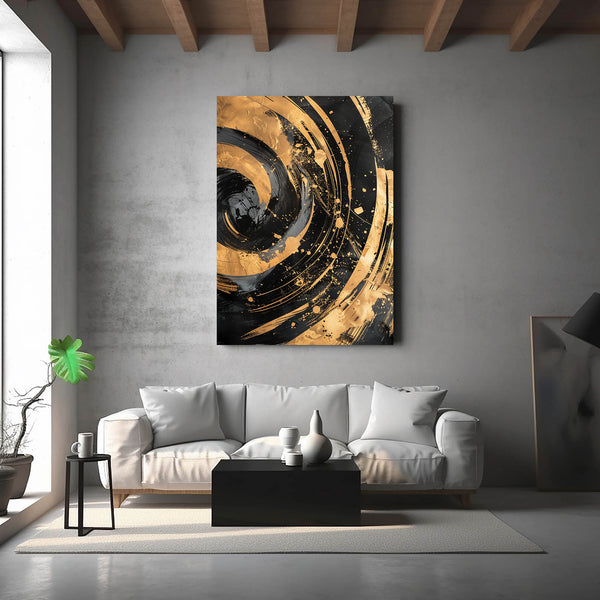 Golden Spiral Abstract Art | MusaArtGallery™