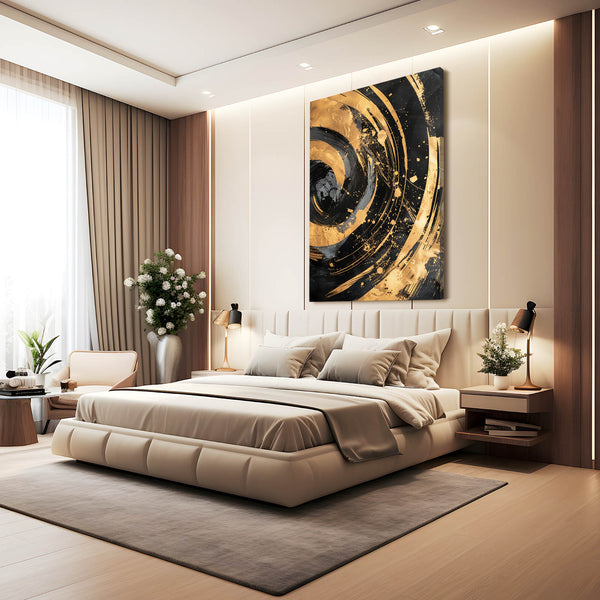 Golden Spiral Abstract Art | MusaArtGallery™