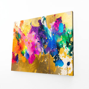 Golden Splatter Mexican Wall Art | MusaArtGallery™