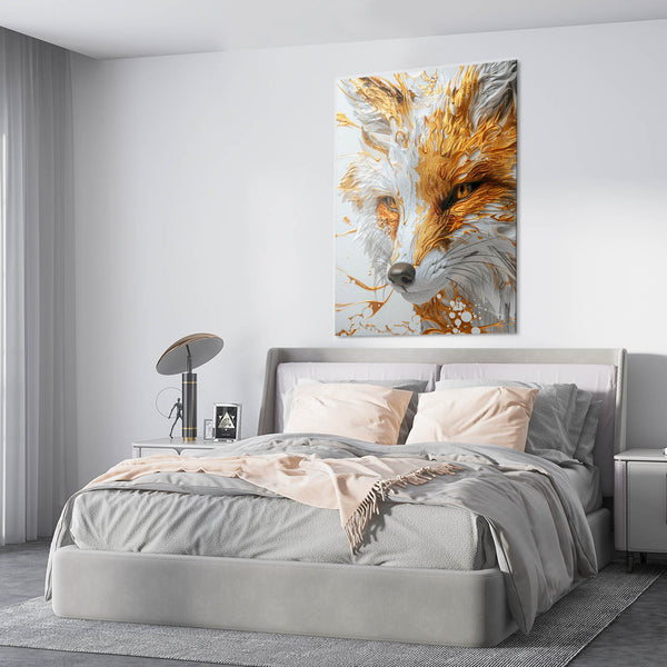 Golden Splendor Fox Art | MusaArtGallery™