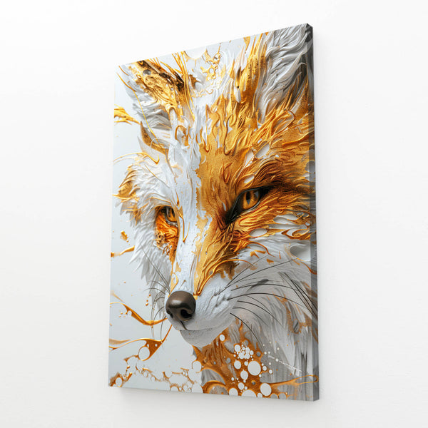 Golden Splendor Fox Art | MusaArtGallery™