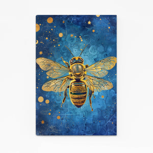 Golden Star Bee Art | MusaArtGallery™