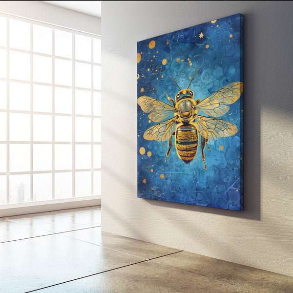 Golden Star Bee Art | MusaArtGallery™