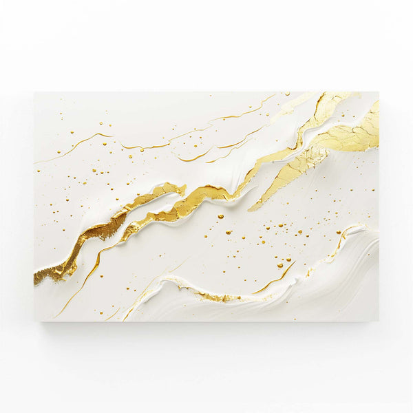 Golden Streams Abstract Art | MusaArtGallery™