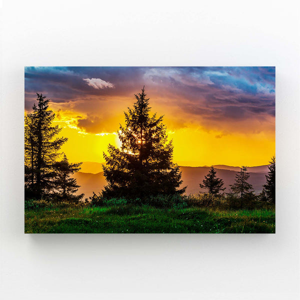 Golden Sunset Tree Art | MusaArtGallery™